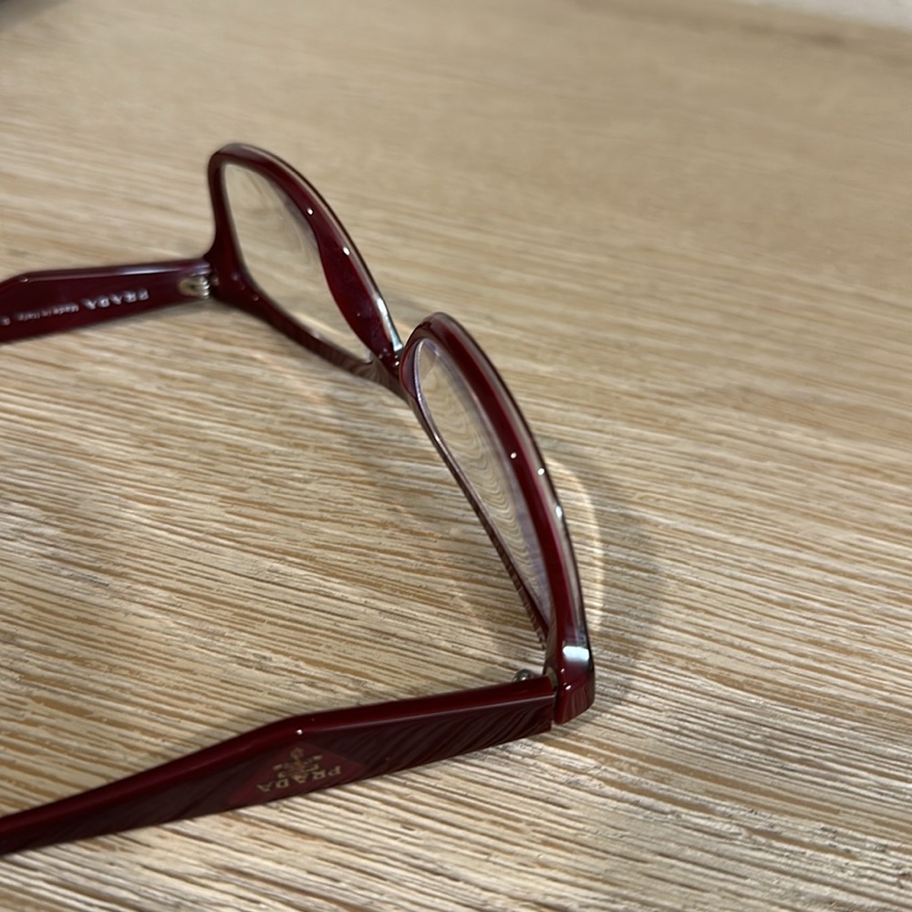PRADA burgundy eyeglasses - Picture 9 of 9